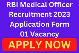 RBI Medical Officer Recruitment 2023