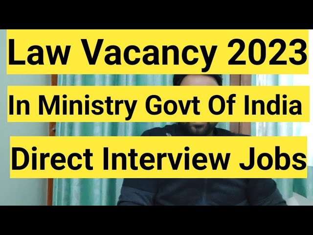 Law Jobs 2023