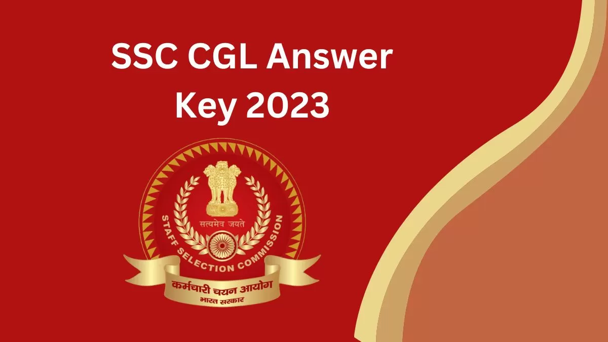 SSC CGL Answer Key 2023