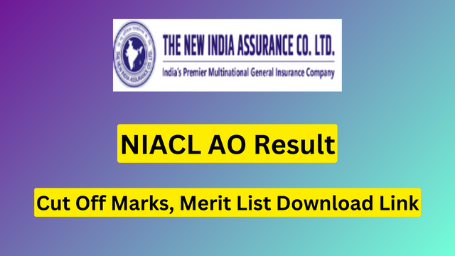India Assurance Administrative Officer Result 2023