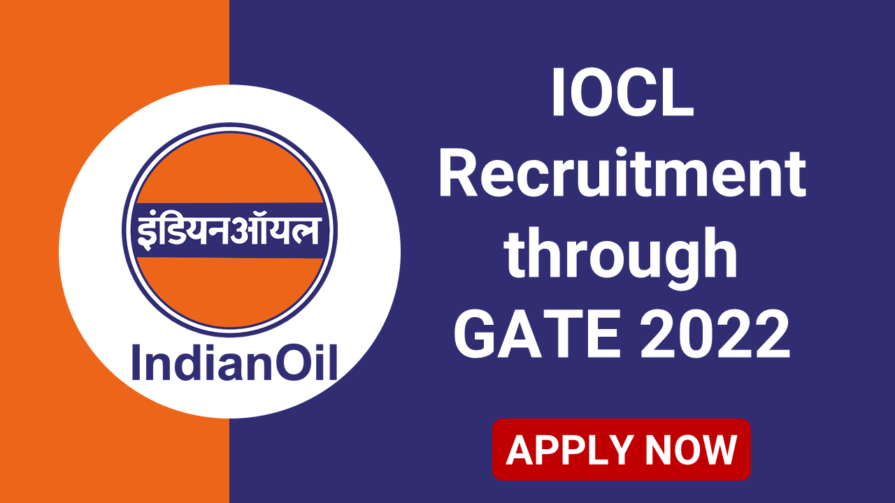 IOCL Rcruitment through GATE 2024