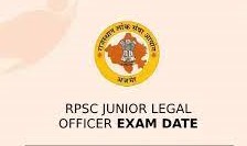 RPSC Junior Legal Officer Exam Date 2023
