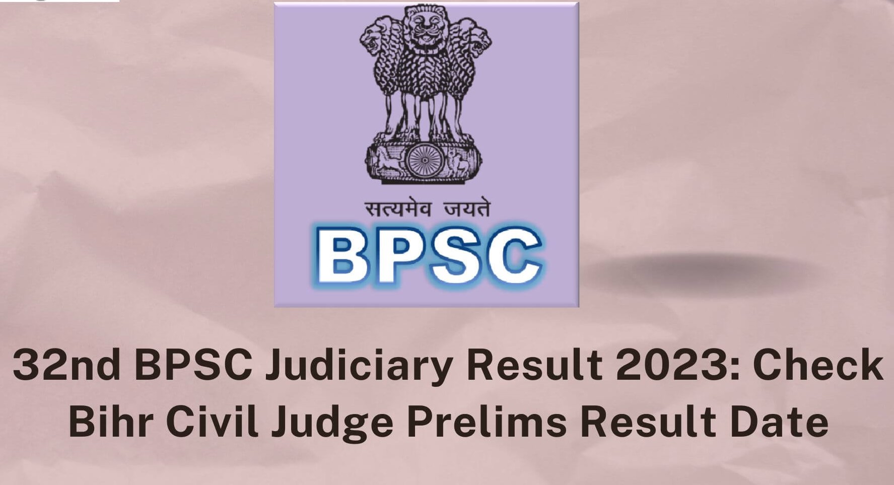 BPSC Judicial Service Result 2023