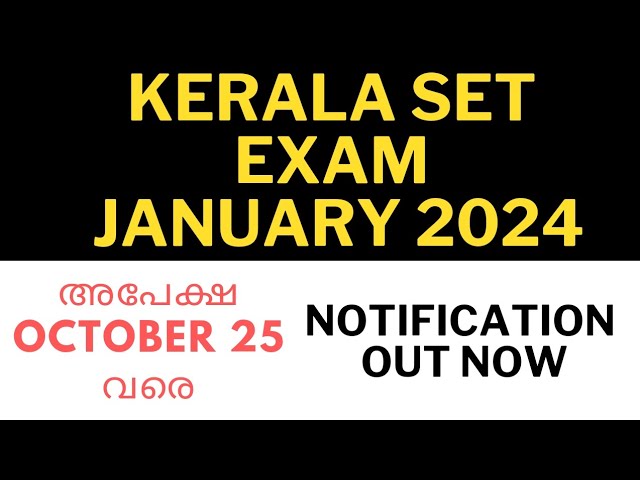 Kerala Set Jan 2024