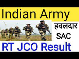 Indian Army JCO Result 2023