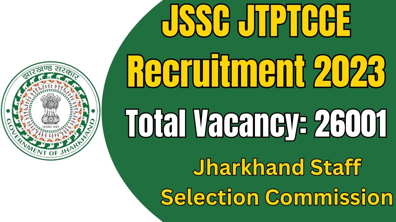JSSC JPSTAACCE Recruitment 2023