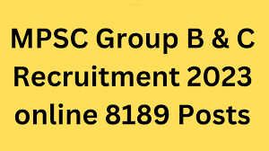 MPSC Group B & C Recruitment 2023