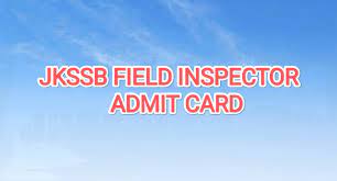 JKSSB Field Inspector Admit Card 2023