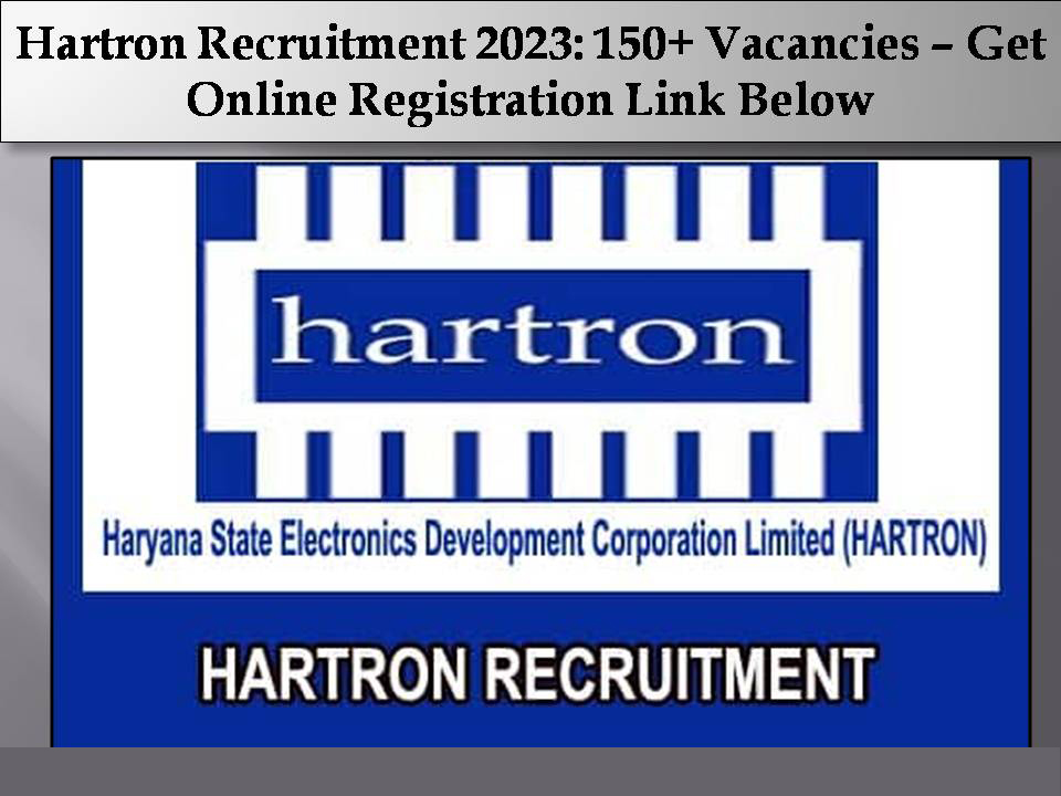 HARTON Recruitment 2023