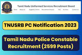 TNUSRB Constable, Jail Warden & Fireman Exam Date 2023