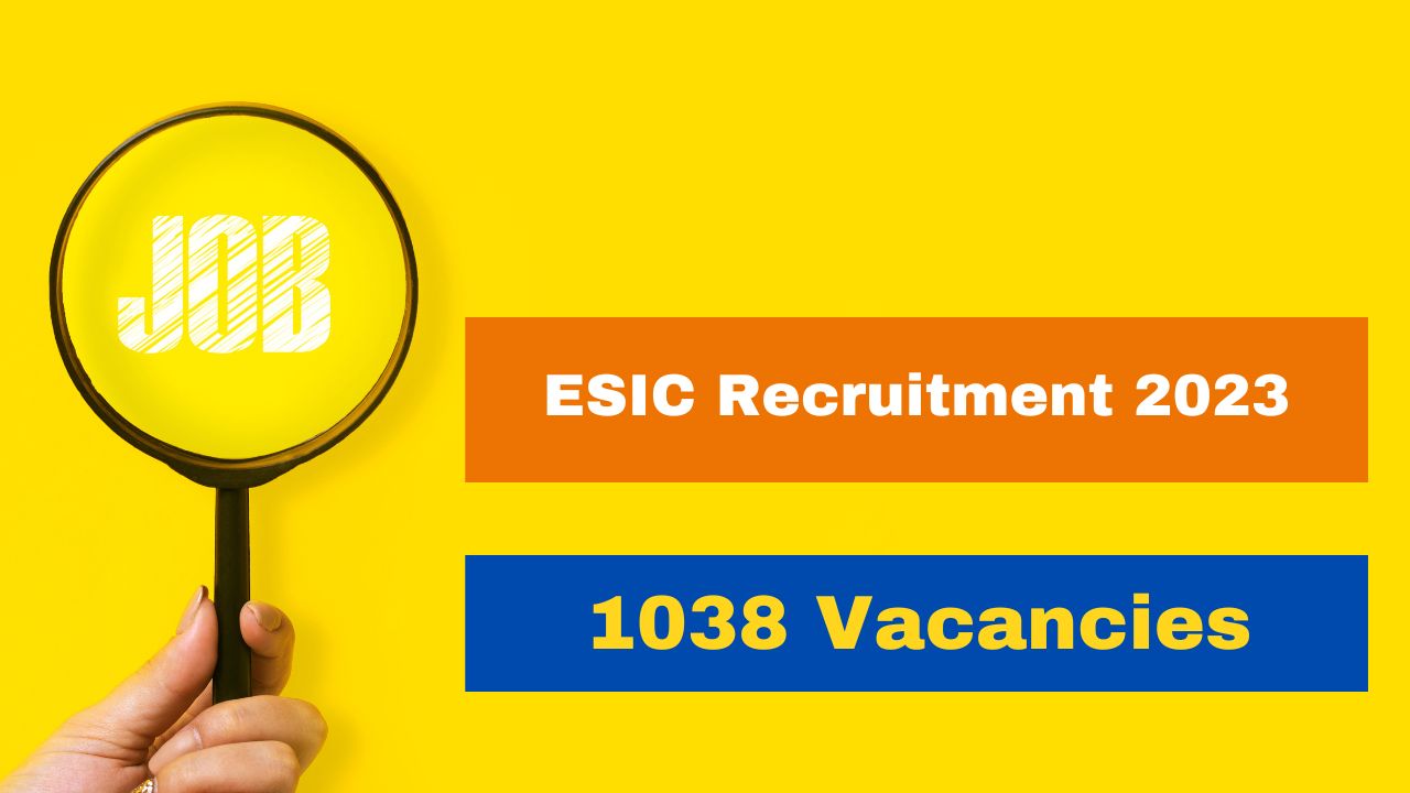 ESIC Paramedical Recruitment 2023