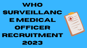 Medical Officer Jobs 2023