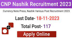 Currency Note Press Nashik Recruitment 2023