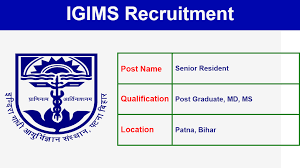 IGIMS Senior Resident Recruitment 2023