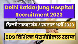 Safdarjung Hospital Recruitment 2023