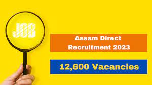 Assam Direct Recruitment Commission Class III Recruitment 2023