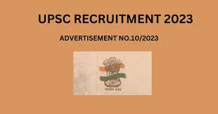 UPSC Advertisement 2023