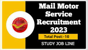 Mail Motor Service Recruitment 2023