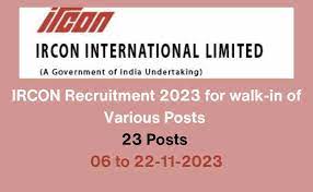 IRCON Recruitment 2023