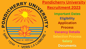 Pondicherry University Recruitment Exam Date 2023