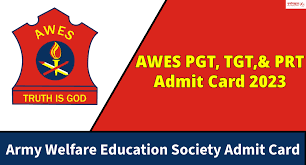 AWES PGT, TGT & PRT Admit Card 2023