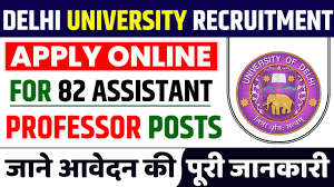 Delhi University Professor & Associate Professor Recruitment 2023