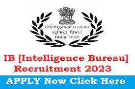 Intelligence Bureau Recruitment 2023