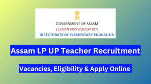 DEE Assam Teacher Recruitment 2024