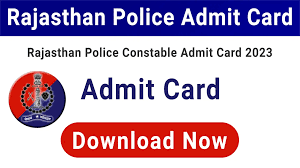 Rajasthan Police Constable Admit Card 2024