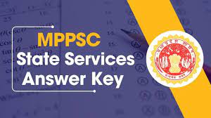 MPPSC State Service Exam Answer Key 2023