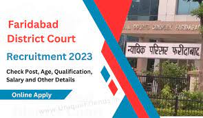 Faridabad District Court Process Server, Peon, Sweeper Result 2023