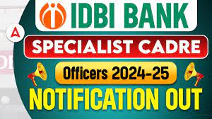 IDBI Specialist Cadre Officer Recruitment 2024