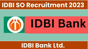 IDBI Bank Specialist Cadre Officer Recruitment 2023
