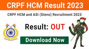 CRPF ASI (Steno) & HC (Min) Result 2023