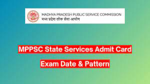 MPPSC State Service Exam Admit Card 2023