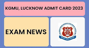 KGMU Junior Resident & Demonstrator Admit Card 2023