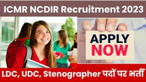 NCDIR Recruitment 2023