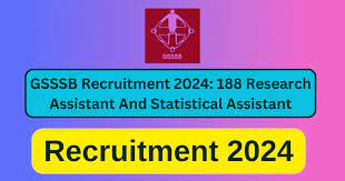 GSSSB Research Assistant & Statistical Assistant Recruitment 2024