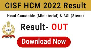 CISF ASI / Head Constable Result 2024