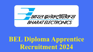 BEL Diploma Apprentice Recruitment 2024