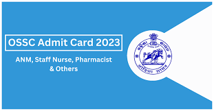 OSSC Staff Nurse, Pharmacist & Other Admit Card 2023