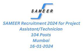 SAMEER Recruitment 2024