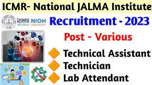 ICMR-NIN Technician, Laboratory Attendant & Other 2023