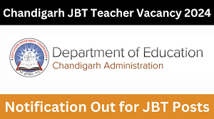 Chandigarh Education Dept Jr Basic Teacher Recruitment 2024