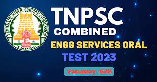 TNPSC Combined Engg Services Oral Test Date 2023