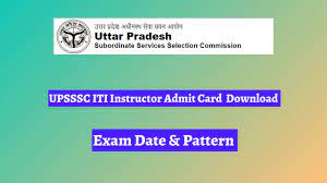 UPSSSC Instructor Exam Date 2022