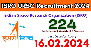 ISRO Technician, Technical Asst & Other Recruitment 2024