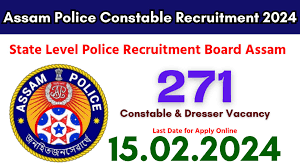 Assam Police Constable (Grade III) Recruitment 2024