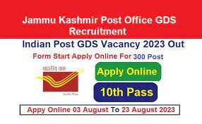 Jammu and Kashmir Post Office Recruitment 2024