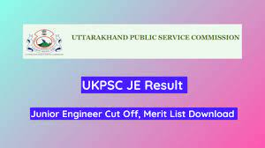 UKPSC Combined State Junior Engineer Services Result 2024